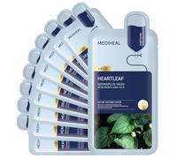 Mediheal Dermaplus Sheet Mask 10PC - Birch, Cica, Hyaluronic Acid, Aloe, Heartleaf (Heartleaf)
