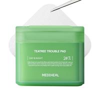 MEDIHEAL Teatree Trouble Toner Pads for Trouble Calming (100 Count)