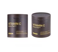 MEDIHEAL Vitamin C Radiant & Toning Pad 60 Pads / 250ml - Brightening Toner Pads with Niacinamide, Sea Buckthorn & Vitamin Complex | Exfoliating Cotton Face Pads | Korean Skincare