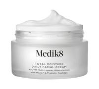 Medik8 Total Moisture Daily Facial Cream - Hydrating Peptide Face Moisturizer with Hyaluronic Acid - Plumps Skin - Supports Skin Barrier - 1.6 oz