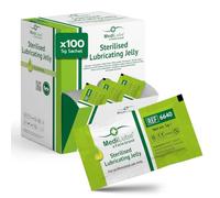 MediLube Lubricating Jelly 5g Pack of 100 - Premium Water Based Lubricant, Water Soluble Lubricating Gel Sachets with a Smooth, Non-Sticky Formula, Gentle Intimate Lubricant for Everyday Care