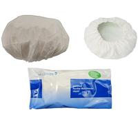 medimex Moist Wash Cap Classic - Hair Wash Cap without Water & Shampoo - Antibacterial - With Vitamin E & Aloe Vera - Disposable Shower Cap for Bedridden & Care People (6 Pieces)