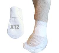 Medimitt Paw Bandages for Dogs, Cats and Pets - Stretchy Medical Booties, First Aid for Paws - Non Slip, Non Adhesive, Breathable, Disposable, Washable, Adjustable Strap, Value Pack (X-Small 12-Pack)