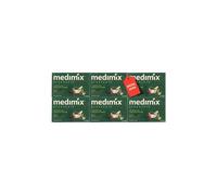 Medimix Ayurvedic Bath Soap 18 Herbs|Bars for Deep Cleansing and Natural Skin Care - 6 X 125grams