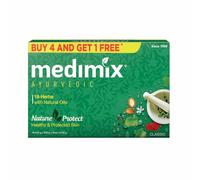 Medimix Ayurvedic Classic 18 Herbs Soap, 125g (4+1 Super Saver Pack, Save Rs.40)