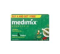 Medimix Ayurvedic Classic 18 Herbs Soap, 125g (4+1 Super Saver Pack, Save Rs.40)
