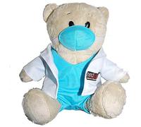 Medinc Doctor Bear, Dr White Coat with Scrubs under.