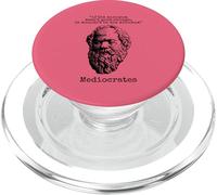 Mediocrates: If The Minimum Wasn't Good Enough - Lazy Logic PopSockets PopGrip for MagSafe