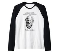 Mediocrates: If The Minimum Wasn't Good Enough - Lazy Logic Raglan Baseball Tee