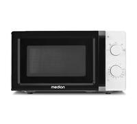 MEDION MD 11475 Countertop Solo microwave 20 L 700 W Black, White