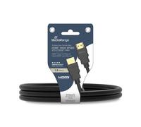 Medion Mediarange Hdmitm High Speed Connection Cable With Ethernet, Gold-Plated Contacts, 18 Gbit/s Data Transfer Rate, 1.8 M, Black