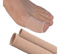 Medipaq Gel Toe Protectors - 1x 15mm wide + 1x 22mm wide Toe Protectors for Shoes - Big Toe Protector - Little Toe Protectors - Foam Toe Protectors for a More Comfortable Walk