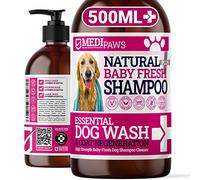 MediPaws Shampoo for Dogs 1000ml | Deodorization & Cleansing Dog Itchy Skin | Perfect Scratchy Dog Shampoo For Fleas | Fast-absorbing, Easy-To-Rinse Formula | Perfect For Dogs With Sensitive
