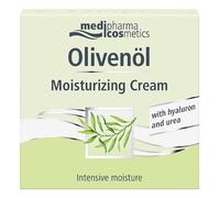 Medipharma Cosmetics Olivenol Moisturising Cream - Face Cream Hyaluronic Acid Anti-Wrinkle 50 ml - Moisturising and Anti-Ageing Treatment with Olive Oil, Shea Butter and Urea (Women and