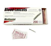MEDIpoint Stainless Steel Lancet, 200 Count by Medipoint