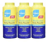 Medipure Medicated Body Powder 100% Talc Free Cooling Powder 200g Soothing Treatment Powders Pack of 3