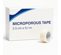 MediSale Bundle - Microporous White Surgical Tape | Medical Tape for Skin, Dressings and Face | First Aid Tape Suitable for Sensitive Skin (2.5cm Box of 12)