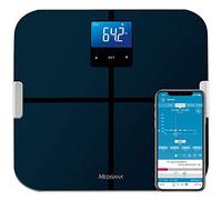 Medisana BS 440 connect Body analysis scale, Digital Bathroom Scales with Body Fat, Muscle and Bone Mass Analysis, BMI and BMR Calculator, Automatic Recognition for 8 Users, Bluetooth to VitaDock App