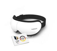 medisana EM 100 Eye Massager, Heated Eyemask with Massage, Heat and Music, Facial Massager for Headaches, Eye Fatigue, Swelling or migraines, Foldable