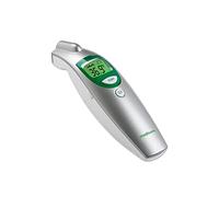 Medisana FTN Infrared non-contact body thermometer, fast reading fever alarm, measures body, surface and ambient temperature, 30-reading memory, colour display and beeps