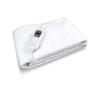 Medisana HU 665 Electric Blanket, White | With automatic switch-off and overheating protection, for the bed with warmth in 3 temperature settings, washable