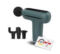 medisana MG 200 Mini Massage Gun, Massage Gun with 4 attachments, Massager with Smart Mode and 5 Intensity Levels for Relaxation and Massage, Long Battery Life, with Storage Box