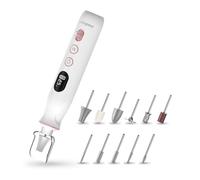medisana MP 940 electric manicure & pedicure kit, nail file, nail drill and callus remover, nail care set for hand and feet and treatment of nails, cuticles and callus