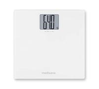 Medisana PS 470 XL glass personal scale, digital bathroom scales with extra-large 71 mm display, safety glass platform, step-on activation, up to 250 kg