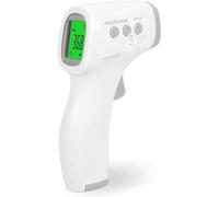 medisana TM A79 Infrared digital non-contact forehead thermometer, rapid scan temperature measurement with fever alarm for newborn and kids, surface and ambient modes, 50-reading memory, LCD