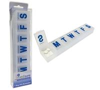 MEDISURE 7 Day Weekly Handy Convenient Extra Large Letters Pill Tablet Box CASE Holder Organiser (MS06700)