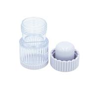 Medisure Clear Pill Crusher with Storage Compartment | Manual Twist Tablet Crusher, Clear and White, Simple Twist Action.