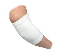 Medisure PROFESSIONAL QUALITY KNITTED ELASTICATED COMPRESSION ELBOW JOINT SUPPORT GUARD SMALL 15CM - 20CM