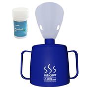 Medisure Steam Inhaler Cup with Menthol Crystals (5g), Steam Inhaler for Colds, Coughs, Flu and Blocked Nose Relief - Suitable for Adult and Kids