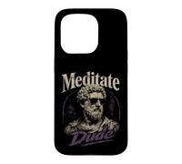 Meditate Dude Marcus Aurelius Stoicism Quotes Case for iPhone 15 Pro
