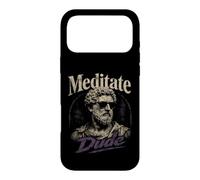 Meditate Dude Marcus Aurelius Stoicism Quotes Case for iPhone 17 Pro Max