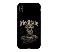 Meditate Dude Marcus Aurelius Stoicism Quotes Case for iPhone XS Max