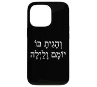 Meditate on it day and night Joshua 1:8 Bible Torah Study Case for iPhone 13 Pro