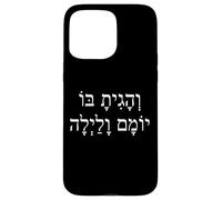 Meditate on it day and night Joshua 1:8 Bible Torah Study Case for iPhone 15 Pro Max