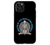 Meditate Skeleton Mindfulness Yoga Spiritual Loving Kindness Case for iPhone 11 Pro