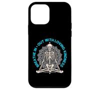 Meditate Skeleton Mindfulness Yoga Spiritual Loving Kindness Case for iPhone 12 mini