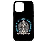 Meditate Skeleton Mindfulness Yoga Spiritual Loving Kindness Case for iPhone 13 Pro Max