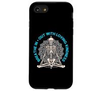 Meditate Skeleton Mindfulness Yoga Spiritual Loving Kindness Case for iPhone SE (2020) / 7/8