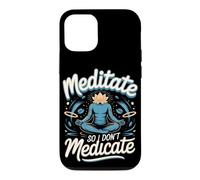 Meditate So I Don't Medicate Meditation Mindfulness Zen Case for iPhone 12/12 Pro