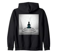 Meditating Buddha Zip Hoodie