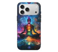 Meditating Cosmic Psychedelic Protective Cover Compatible with iPhone 17/17 Air/17 Pro/17 Pro Max Phone Case TPU Shockproof