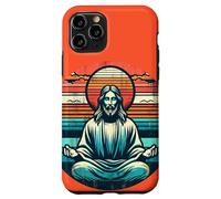 Meditating Jesus Vintage Inspiring Empowering Spirituality Case for iPhone 11 Pro