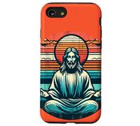 Meditating Jesus Vintage Inspiring Empowering Spirituality Case for iPhone SE (2020) / 7/8