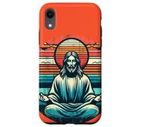 Meditating Jesus Vintage Inspiring Empowering Spirituality Case for iPhone XR