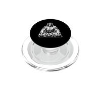 Meditating Jiu Jitsu Jesus PopSockets PopGrip for MagSafe