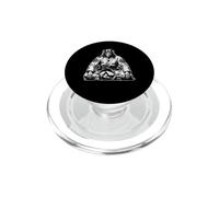 Meditating Jiu Jitsu Jesus PopSockets PopGrip for MagSafe